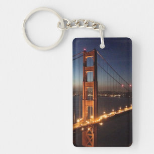 Golden Gate Bridge from Marin headlands Key Ring