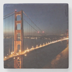 Golden Gate Bridge from Marin headlands Stone Coaster