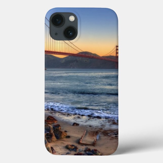 Golden Gate Bridge from San Francisco bay trail. Case-Mate iPhone Case (Back)