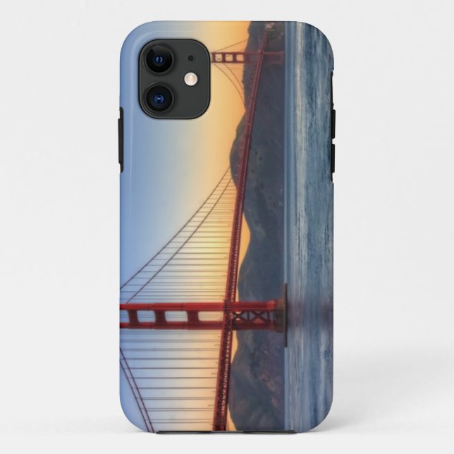 Golden Gate Bridge from San Francisco bay trail. Case-Mate iPhone Case (Back)