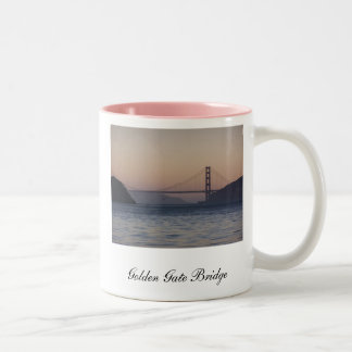 Golden Gate Bridge, Golden Gate Bridge, San Fra... Two-Tone Coffee Mug