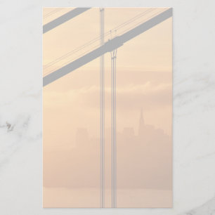 Golden Gate Bridge in front of the San Francisco Stationery