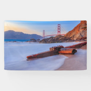 Golden Gate Bridge in San Francisco, Baker Beach Banner
