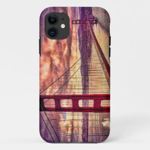 Golden Gate Bridge in San Francisco, California. iPhone 11 Case