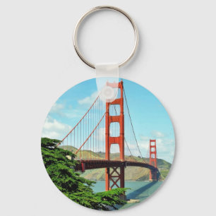 Golden Gate Bridge In San Francisco Key Ring