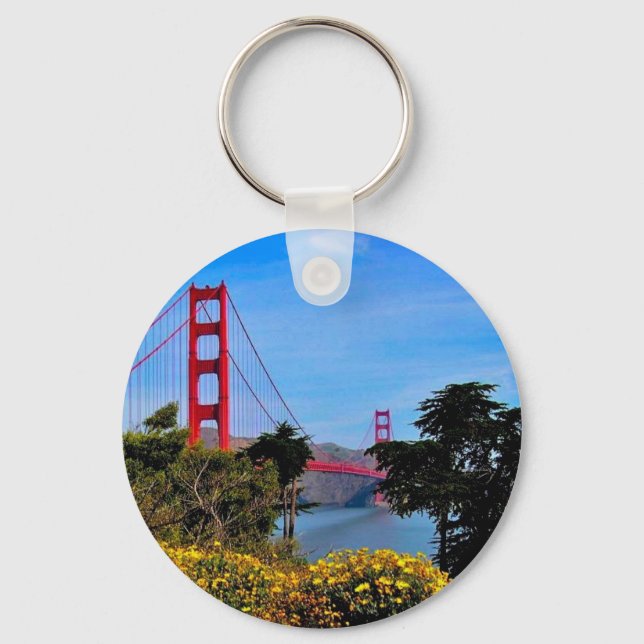 Golden Gate Bridge Key Ring (Front)