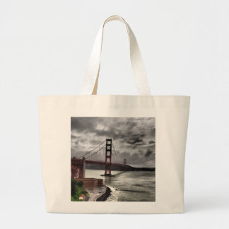 Golden Gate Bridge Large Tote Bag