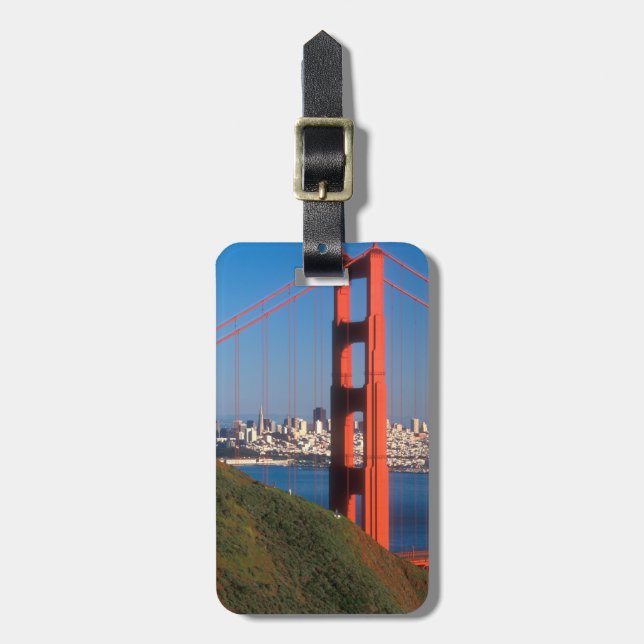 Golden Gate Bridge Luggage Tag (Front Vertical)