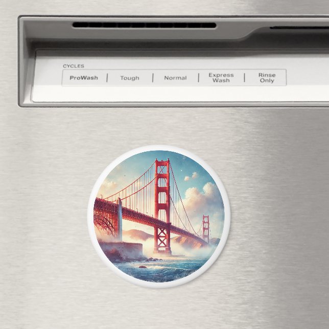 Golden Gate Bridge Magnet (In Situ (Dishwasher))