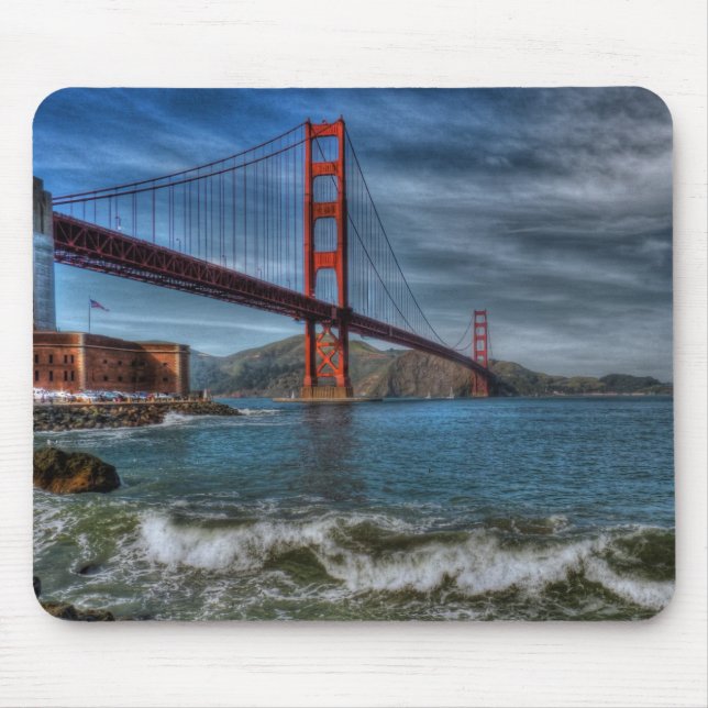 Golden Gate Bridge Mouse Mat (Front)