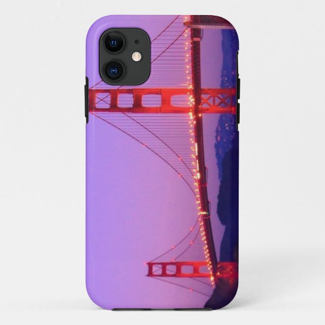Golden Gate Bridge on Baker Beach at Sundown Case-Mate iPhone Case (Back)