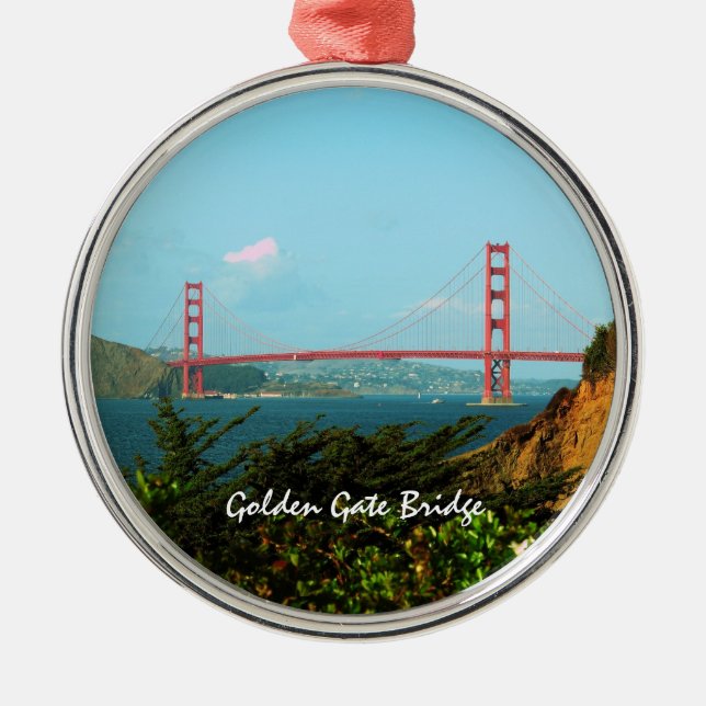 Golden Gate Bridge Ornament (Front)