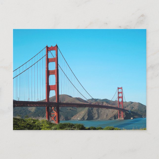 Golden Gate Bridge Postcard (Front)