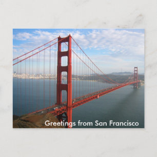 Golden Gate Bridge Postcard