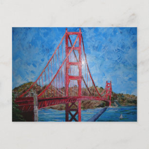 Golden Gate Bridge Postcard