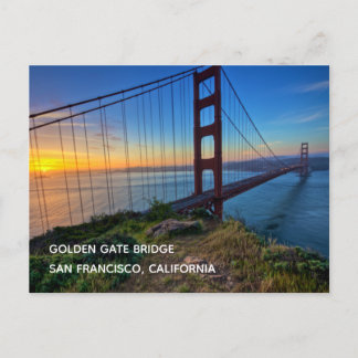 Golden Gate Bridge Postcard