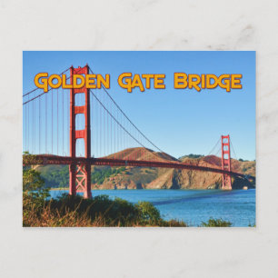 Golden Gate Bridge Postcard