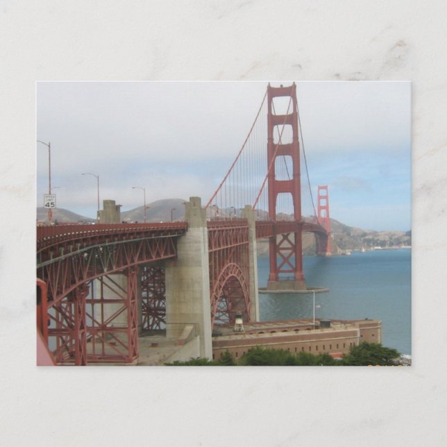 Golden Gate Bridge Postcard (Front)