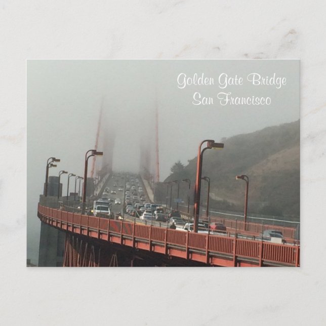 Golden Gate Bridge Postcard (Front)