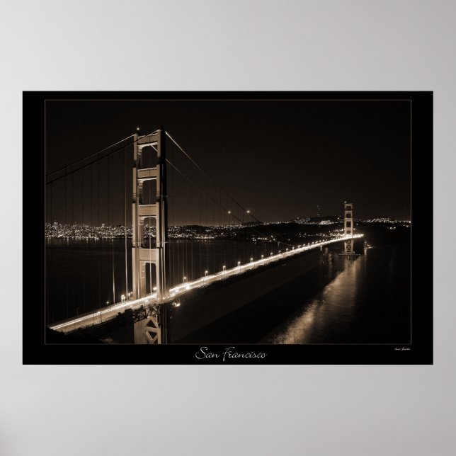 Golden Gate Bridge Poster (Front)