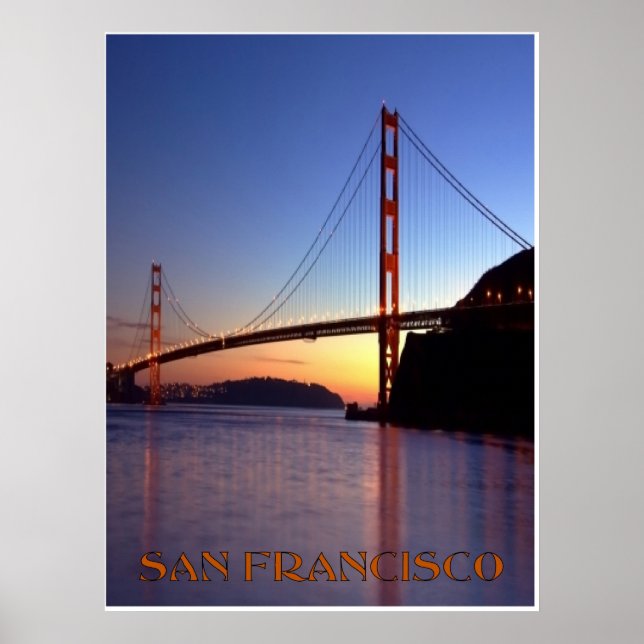 Golden Gate Bridge Poster (Front)
