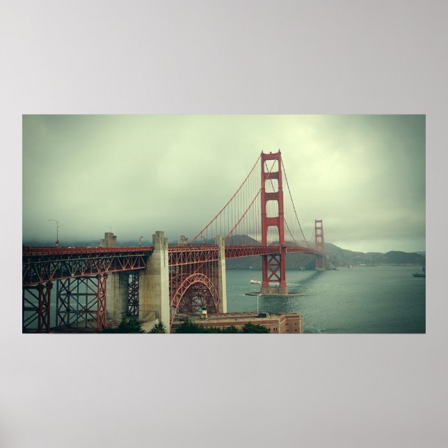Golden Gate Bridge Poster (Front)