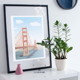 Golden Gate Bridge. Poster