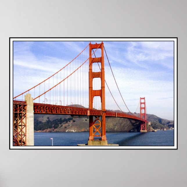 Golden Gate Bridge Poster (Front)