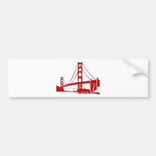 Golden Gate Bridge - San Francisco, CA Bumper Sticker