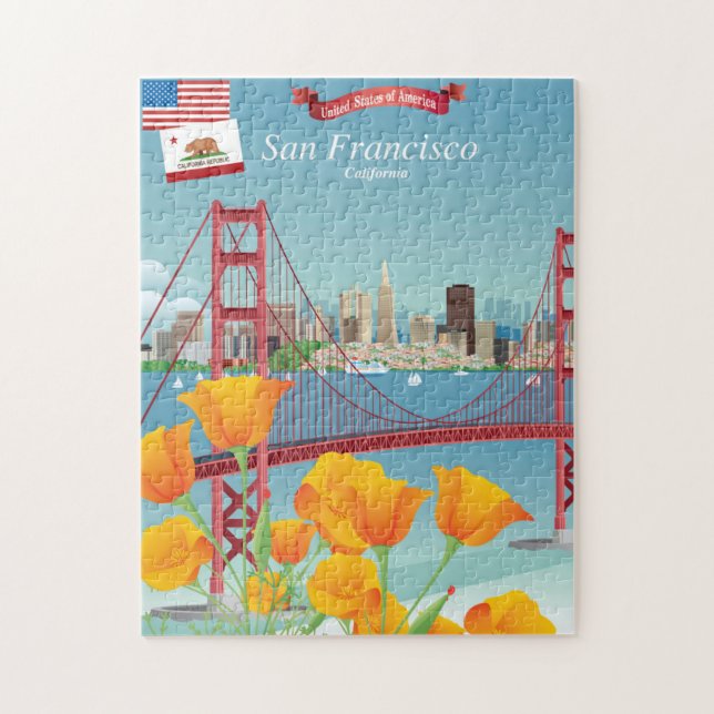 Golden Gate Bridge | San Francisco, CA Jigsaw Puzzle (Vertical)