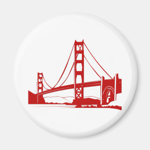 Golden Gate Bridge - San Francisco, CA Magnet