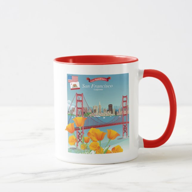 Golden Gate Bridge | San Francisco, CA Mug (Right)