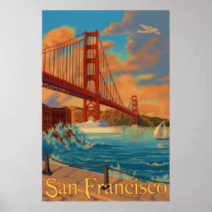 Golden Gate Bridge - San Francisco, CA Poster