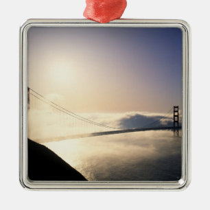 Golden Gate Bridge, San Francisco, California, 4 Metal Tree Decoration