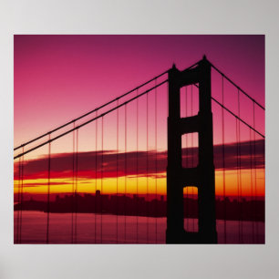 Golden Gate Bridge, San Francisco, California, 6 Poster