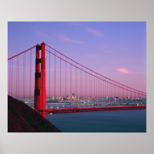Golden Gate Bridge, San Francisco, California, 6 Poster (Front)