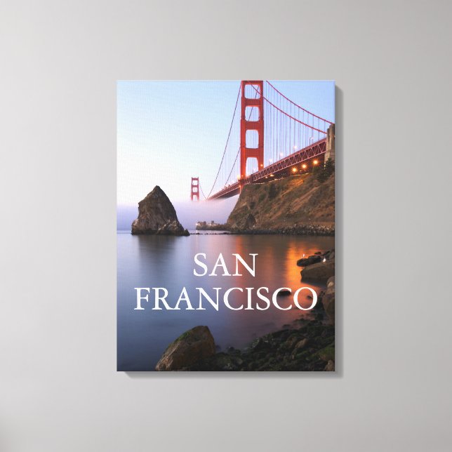 Golden Gate Bridge | San Francisco California Canvas Print (Front)