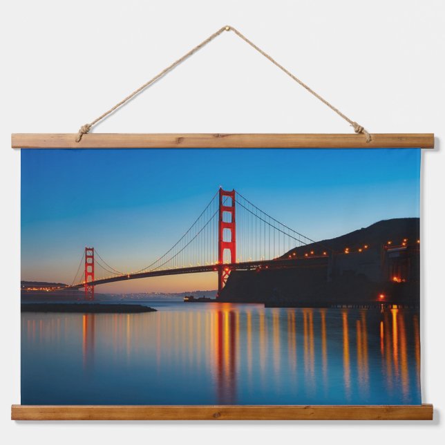 Golden Gate Bridge San Francisco California Hanging Tapestry (Front)