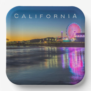 Golden Gate Bridge   San Francisco California Paper Plate