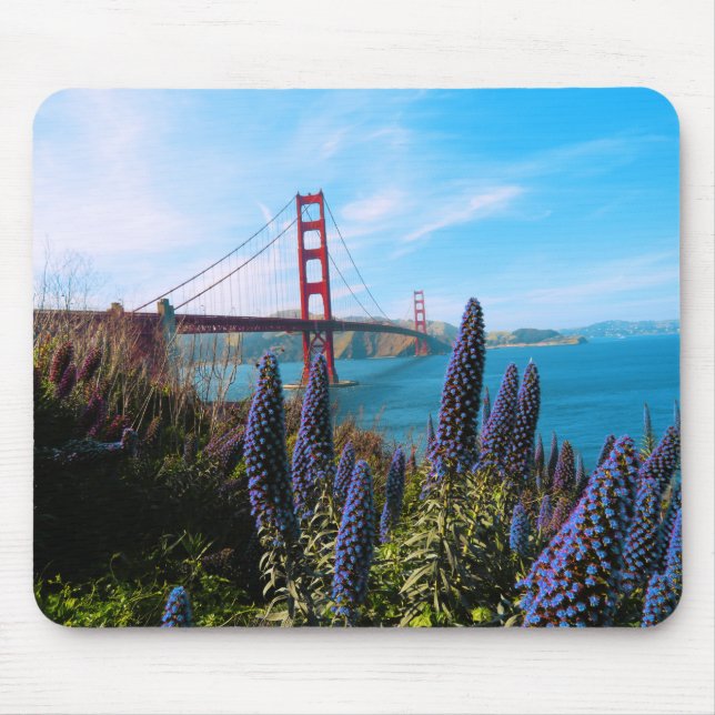 Golden Gate Bridge San Francisco California Photo Mouse Mat (Front)