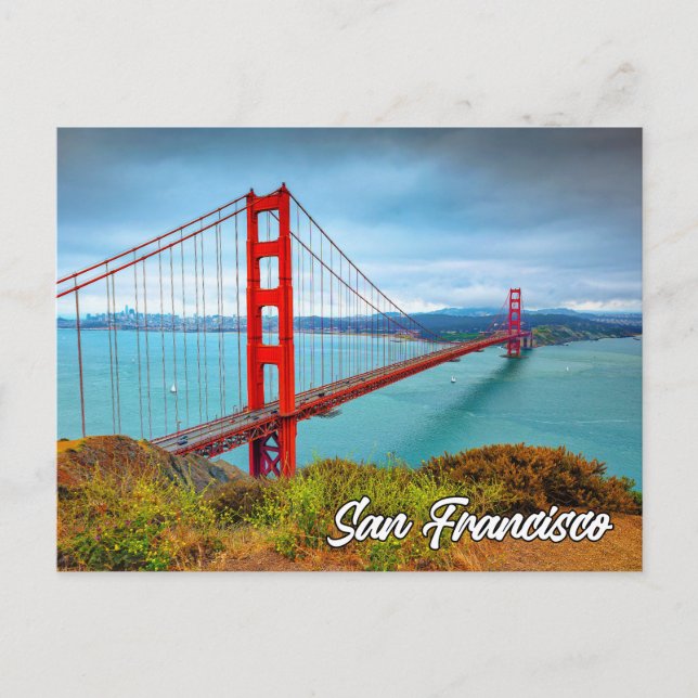 Golden Gate Bridge, San Francisco, California Postcard (Front)