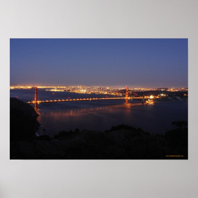 Golden Gate Bridge,  San Francisco, California Poster (Front)