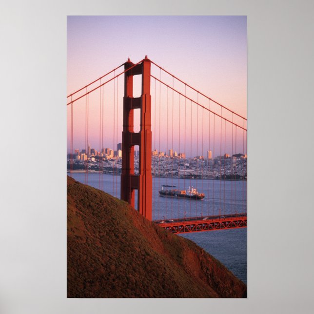Golden Gate Bridge; San Francisco; California; Poster (Front)