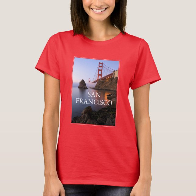 Golden Gate Bridge | San Francisco California T-Shirt (Front)