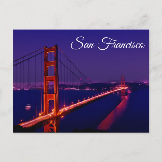 Golden Gate Bridge San Francisco California USA Postcard (Front)