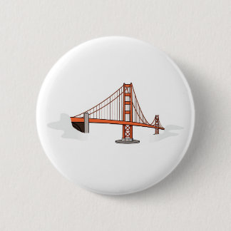 Golden Gate Bridge San Francisco Destination 6 Cm Round Badge