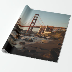 GOLDEN GATE BRIDGE, SAN FRANCISCO DURING DAY WRAPPING PAPER