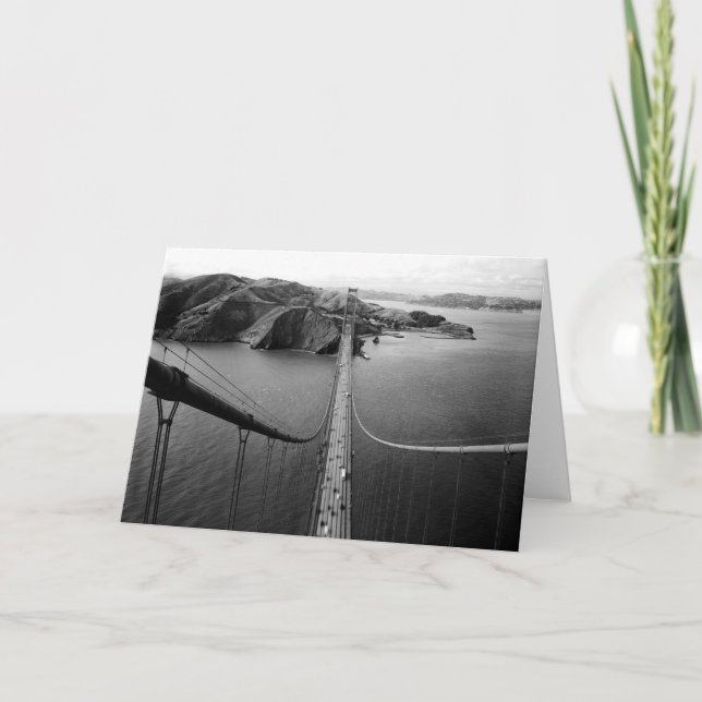 Golden Gate Bridge San Francisco Greeting Card (Front)
