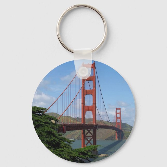 Golden Gate Bridge, San Francisco Key Ring (Front)