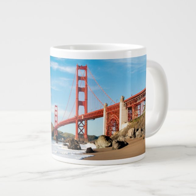 Golden Gate Bridge | San Francisco Large Coffee Mug (Front Right)